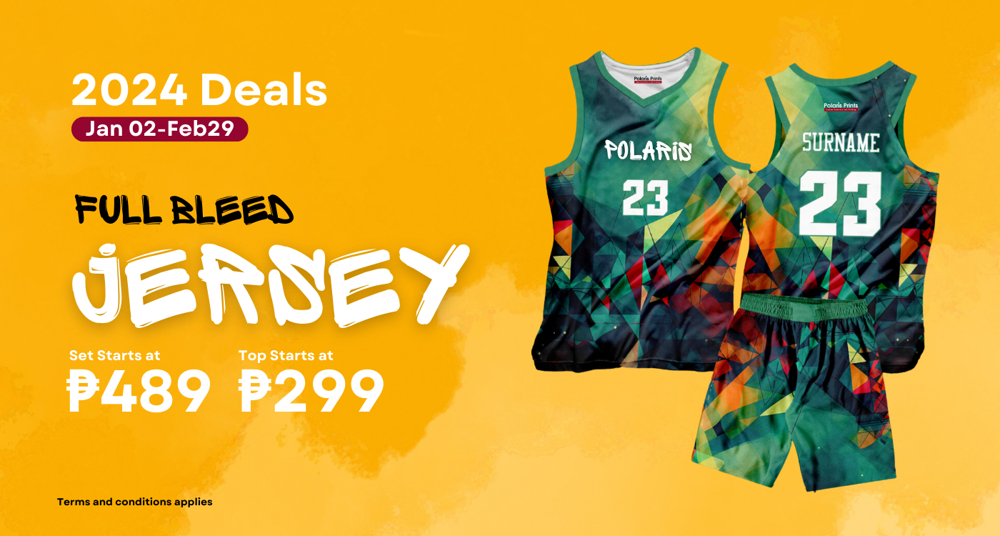 Jersey Promo Full Bleed Sublimation Jersey Polaris Prints Taguig