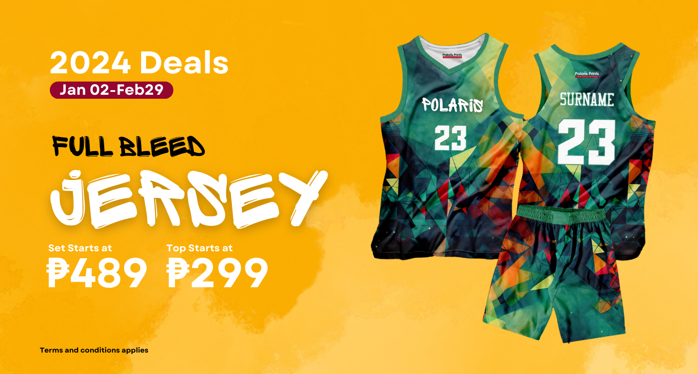 Full Bleed Sublimation Jersey Polaris Prints Taguig